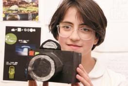 Students showcase breaking news project at Manor Green School's media fair