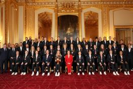 Princess of Wales welcomes England Women's Rugby team to Windsor Castle