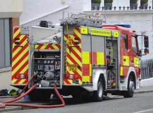 Large house fire in Ascot causes derelict building to burn to the ground