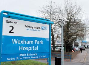 Crews tackle fire outside intensive care unit at Wexham Park Hospital