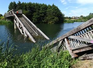 Dorney bridge is falling down