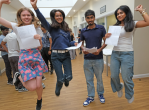 IN PICTURES: Ecstatic A-level students celebrate in Slough and Windsor