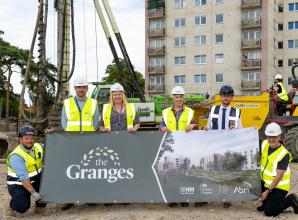 Foundations laid for Sawyers Close regeneration in Windsor, 'The Granges'