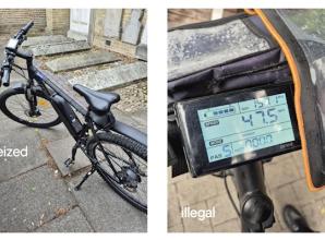 Police seize e-bike modified to go 30mph during town centre patrol
