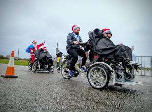 In pictures: Winter Wonderwheels brings festive superheroes to Dorney Lake