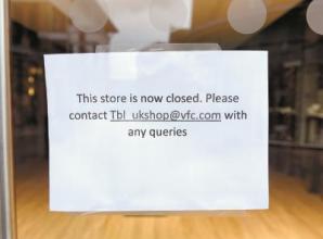 Timberland in Windsor has closed