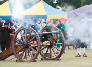 English Civil War re-enacted at family picnic