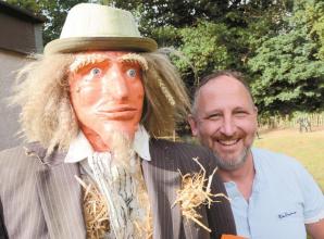 Scarecrow which was mistaken for dead body among village show entries