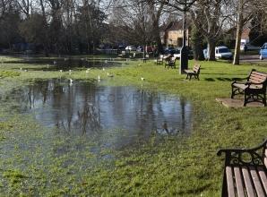 Parish decries lasting Storm Henk floodwater 'problem' in Wraysbury
