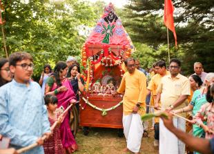 Hindu chariot festival returns to Maidenhead park for second celebration