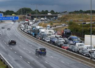 Delays on M4 near Slough after multiple vehicles involved in crash