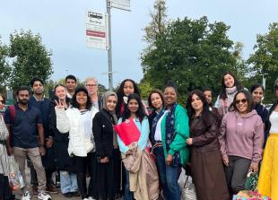 Grateful pub doorman treats nurses to a day at the seaside