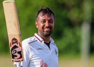Sahaan shines as Slough seal promotion in style with 124-run win over Falkland