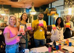Royal Borough mayor attends launch of Maidenhead Art Social workshops