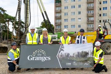 Foundations laid for Sawyers Close regeneration in Windsor, 'The Granges'
