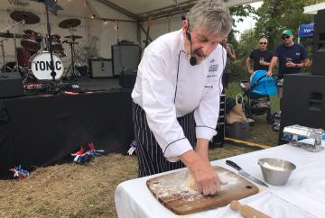 Crowds enjoy food from Michelin-starred restaurants at Bray Village Fete