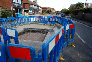 Two sets of disruption on one road after Thames Water leak