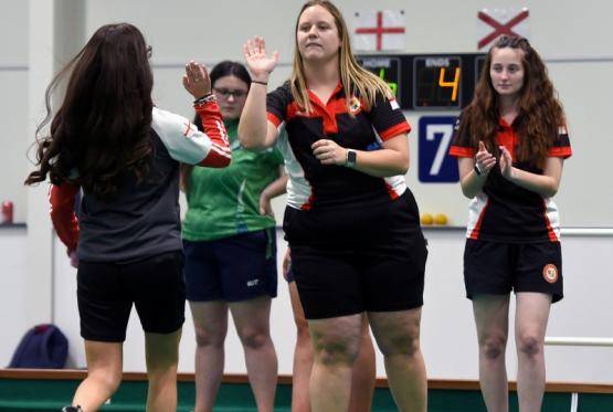 England triumph in British Isles Indoor Bowls Council’s Women’s u25s competition England triumph in British Isles Indoor Bowls Council’s Women’s u25s competition