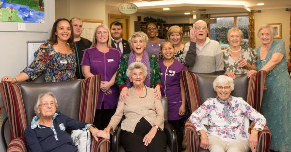 Celebrity guest Gloria Hunniford surprises Windsor care home residents