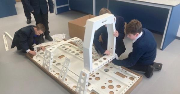 Maidenhead school students continue project constructing full-size electric race car