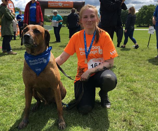 Runners and pooches slog their way through Battersea’s Muddy Dog