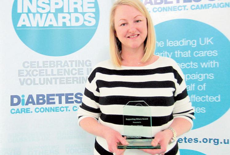 Diabetes UK volunteer wins charity award Windsor Express