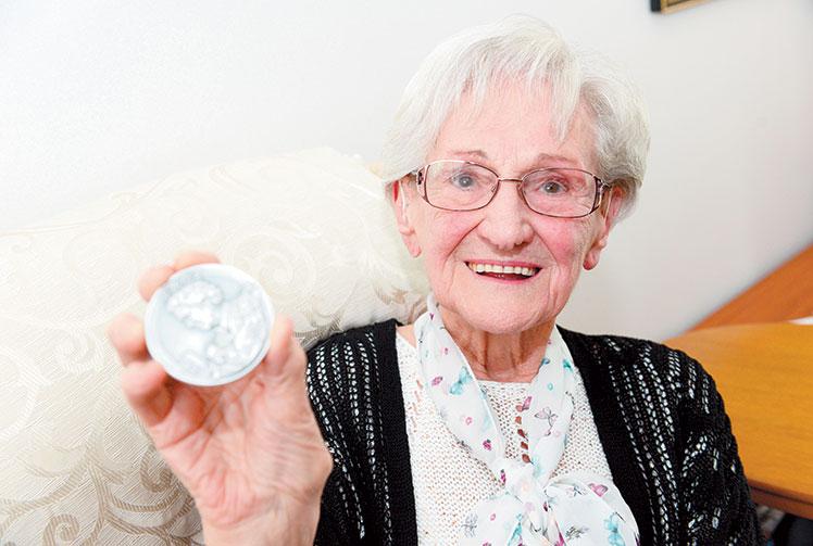 Military wife chosen to receive commemorative medal from the London Mint Office
