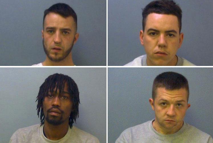Gang who were tackled by public after failed Windsor jewellers robbery are jailed
