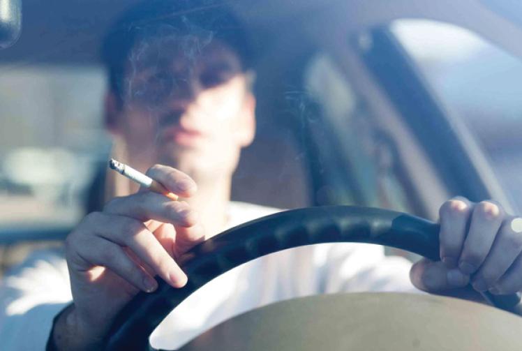 Smoking in car could knock £2,000 off asking price