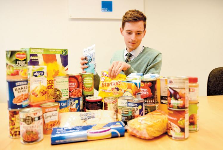 Living on a emergency food parcel from Slough Foodbank
