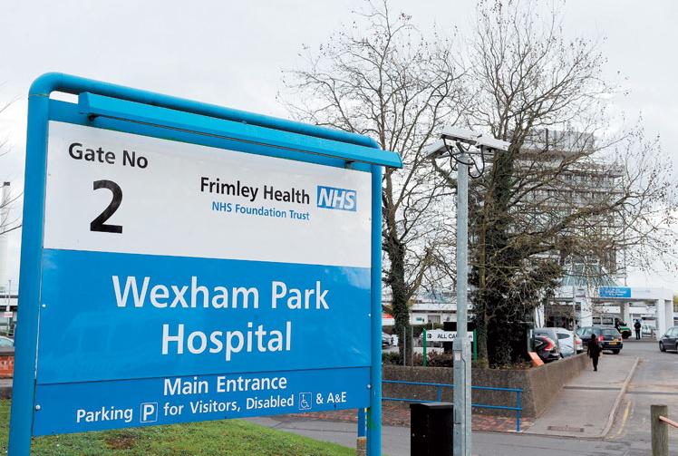 Visits suspended to Wexham Park Hospital due to COVID-19