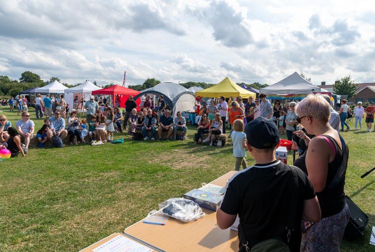 Family fete for charities in Charvil 