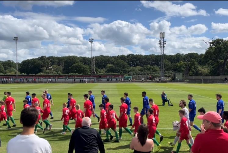 Over 1,000 fans pour into Stag Meadow to watch Windsor & Eton take on Burghfield