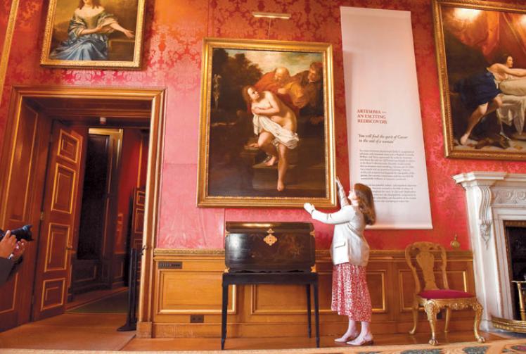 Rediscovered 17th century painting goes on display in Windsor Castle