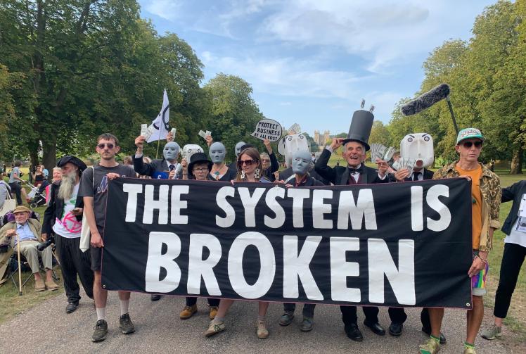 Extinction Rebellion protestors in Windsor finish three days of 'positive' action 