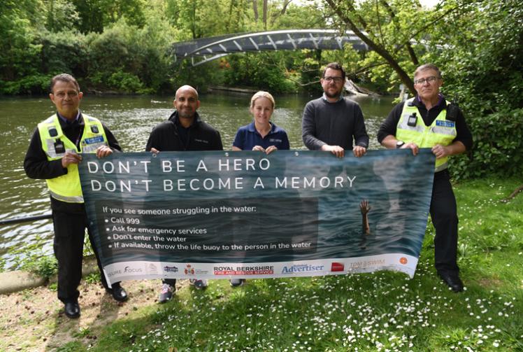 New water safety campaign drives 'don't be a hero' message across RBWM
