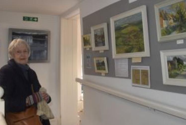 Margaret Peach at Watlington Library