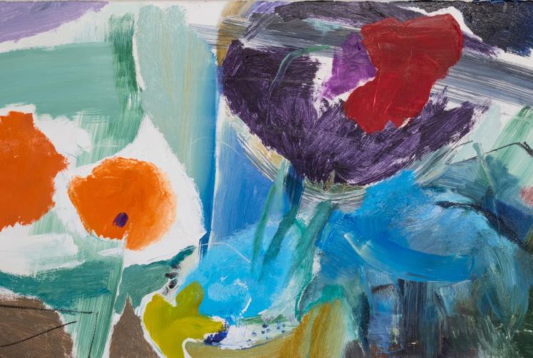 Ivon Hitchens' oil painting