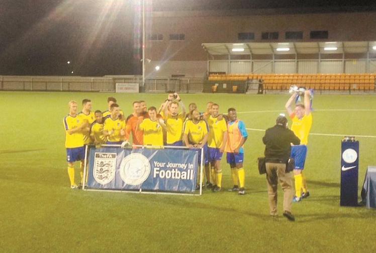 Maidenhead United complete league and cup double after lifting Berks & Bucks Senior Cup