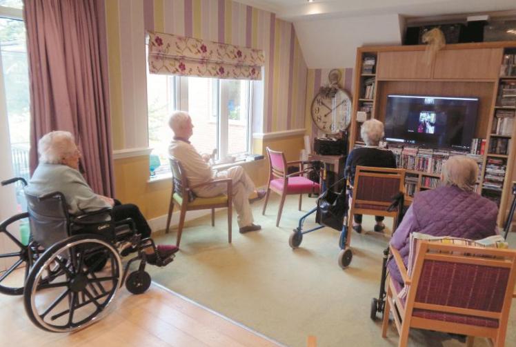 Marlow care home residents enjoy spot of virtual shopping Photo 1 of