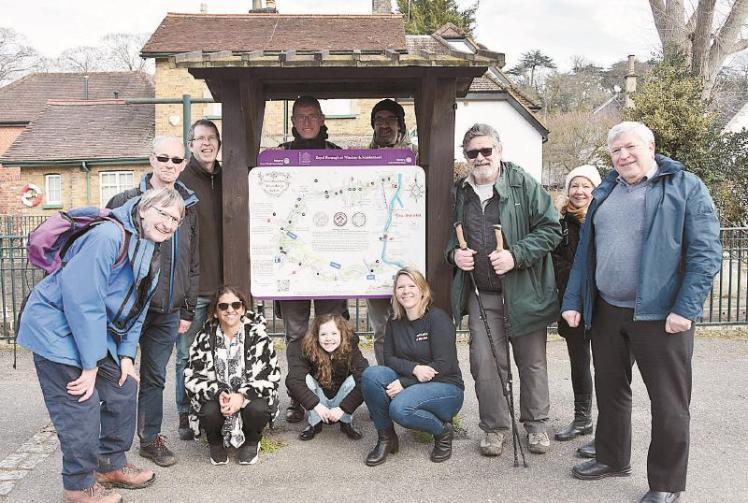 New Boundary Walk information board launched