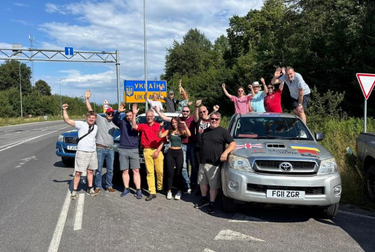 Pickup truck donated by former McLaren F1 team manager aids Ukraine defence efforts