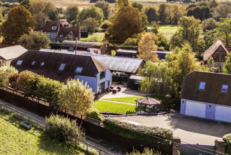 Converted barn with separate flats