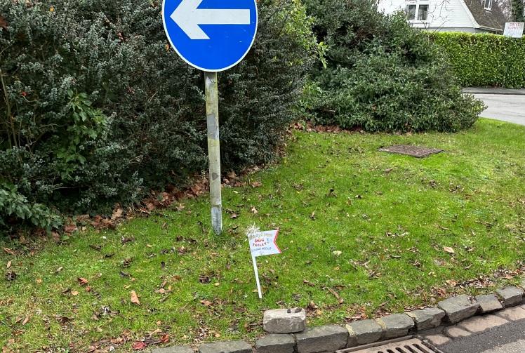 Keep left of markings?