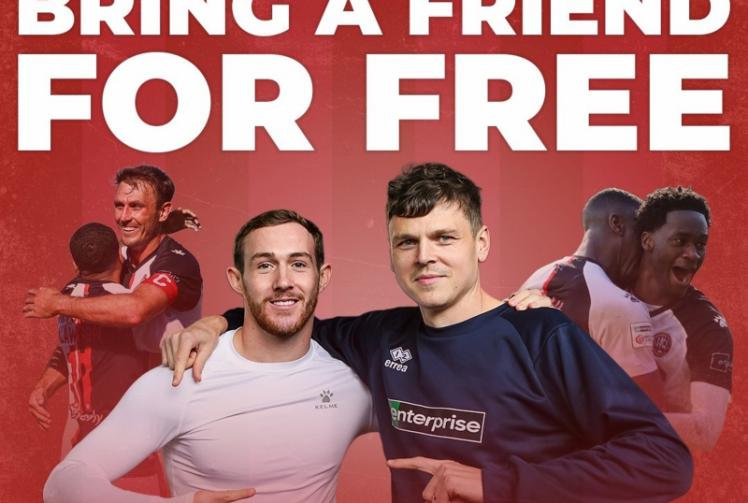 Beat the January blues: Maidenhead United's 'bring-a-friend-for-free' offer