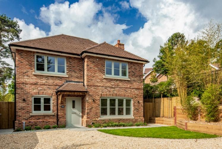 Same but different cottages blend into the countryside